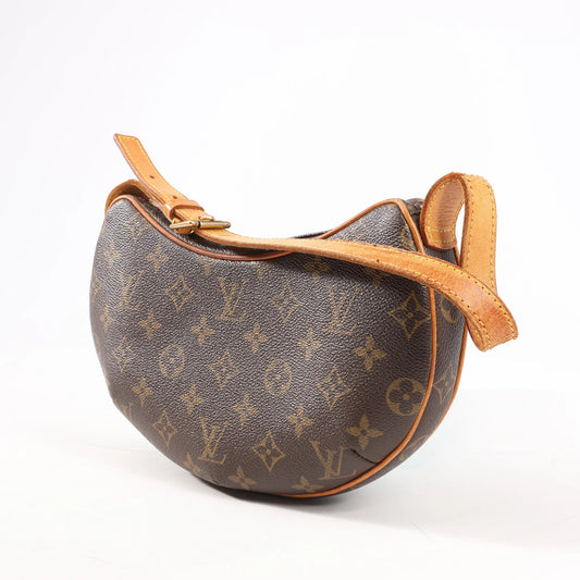 Louis Vuitton Monogram Pochette Croissant Shoulder Bag in Brown M51510