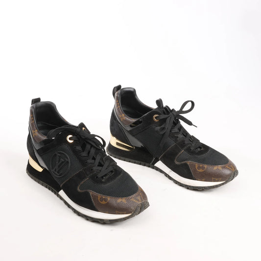 Louis Vuitton Runaway line 21 years Mesh Sneakers in Black, Size 40.5 EU