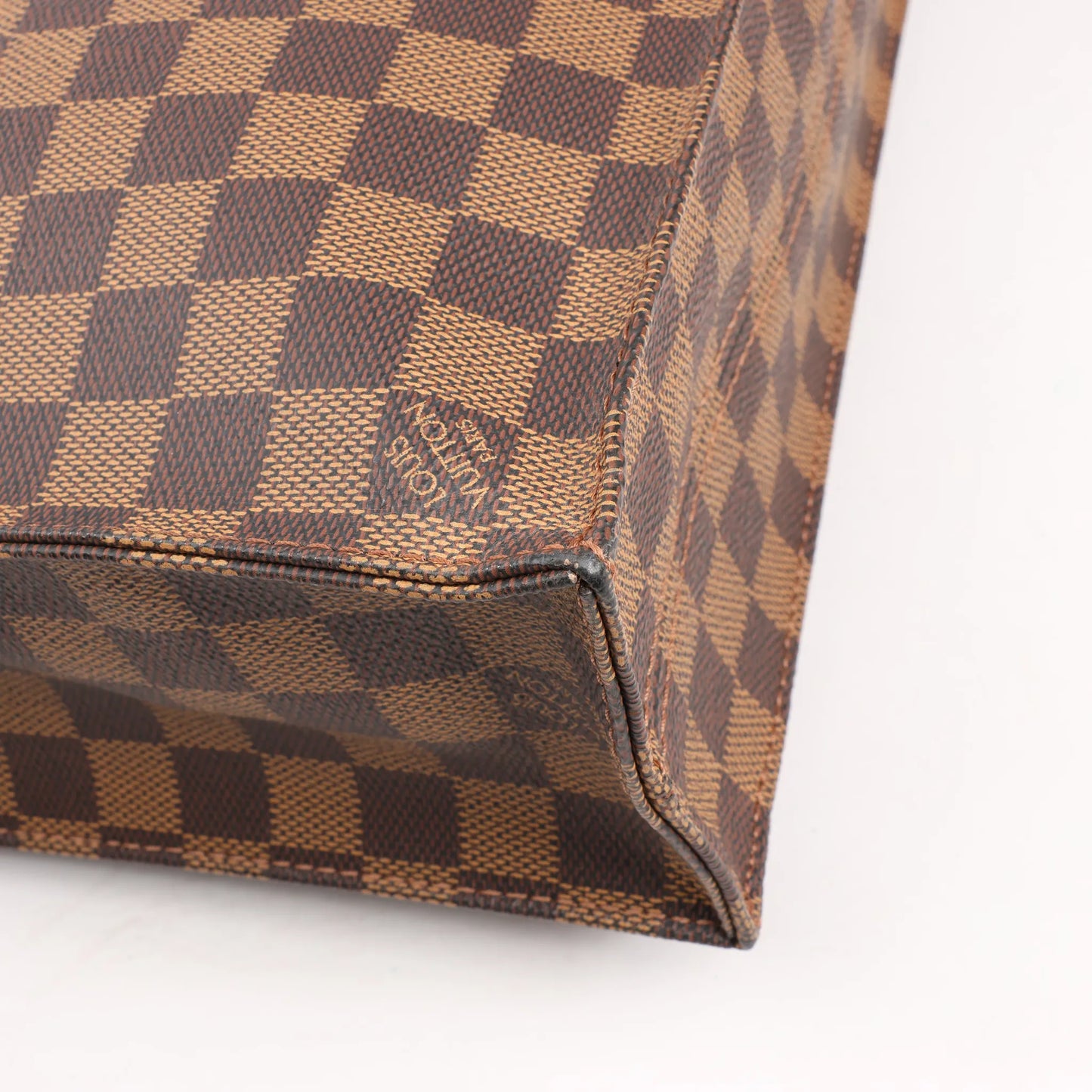 Louis Vuitton Damier Ebene Sac Plat Handbag N51140
