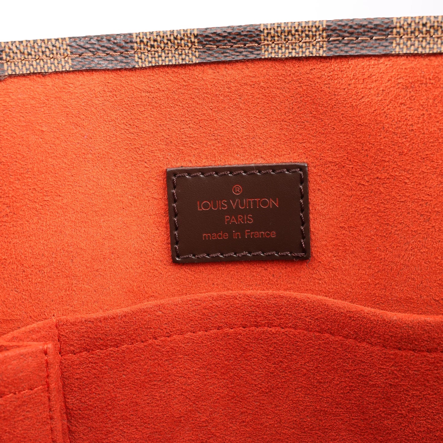 Louis Vuitton Damier Ebene Sac Plat Handbag N51140