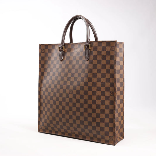 Louis Vuitton Damier Ebene Sac Plat Handbag N51140