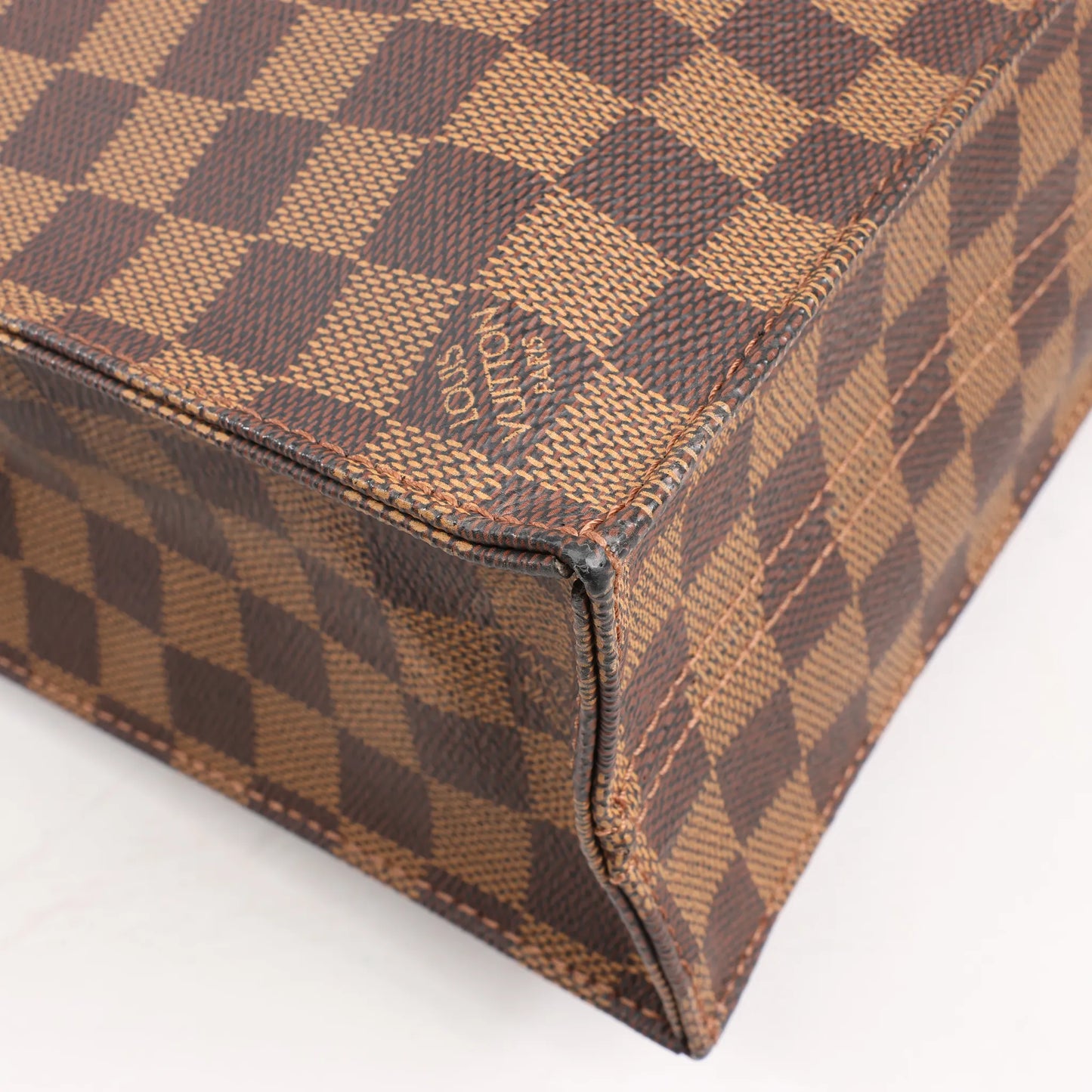 Louis Vuitton Damier Ebene Sac Plat Handbag N51140
