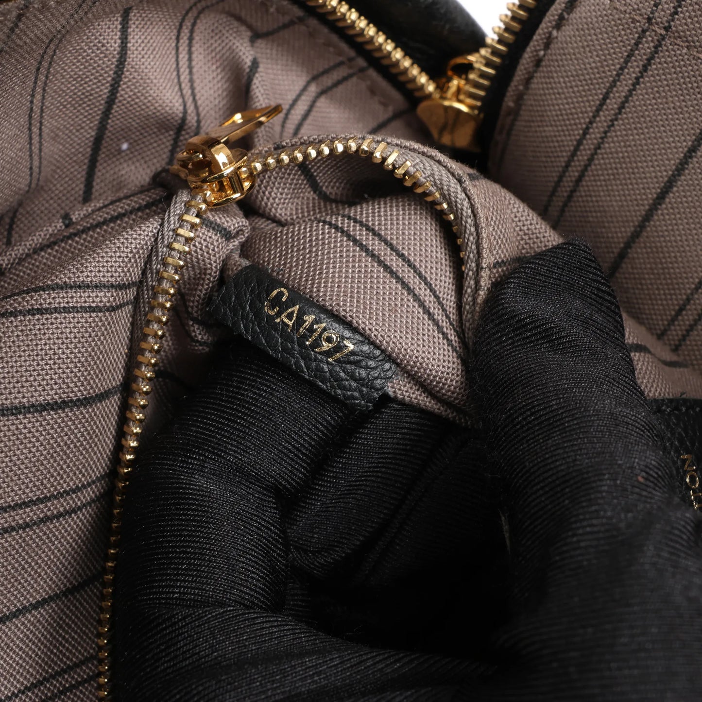 Louis Vuitton Monogram Empreinte Sorbonne Backpack in Black M44016