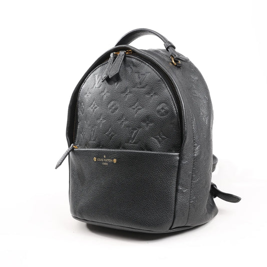Louis Vuitton Monogram Empreinte Sorbonne Backpack in Black M44016