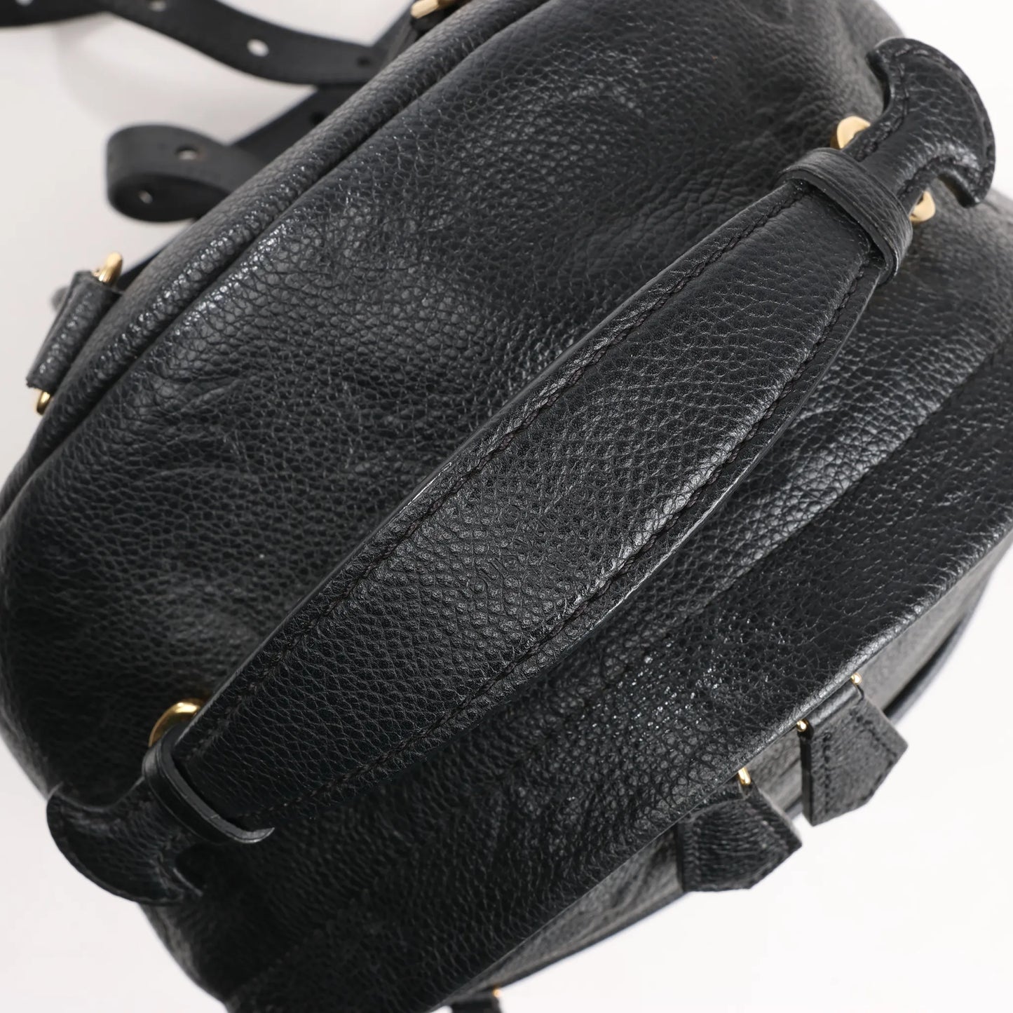 Louis Vuitton Monogram Empreinte Sorbonne Backpack in Black M44016