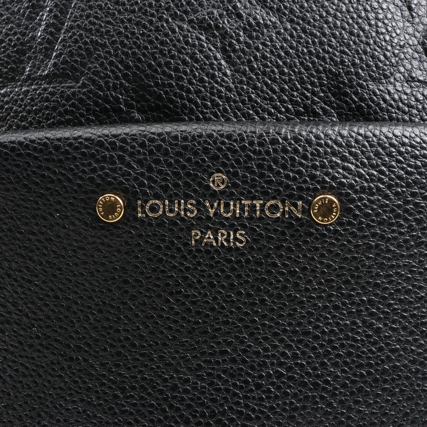Louis Vuitton Monogram Empreinte Sorbonne Backpack in Black M44016