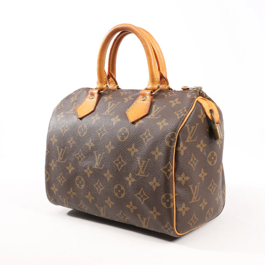 Louis Vuitton Monogram Speedy 25 Handbag in Brown M41528