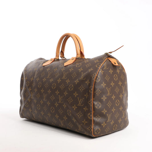 Louis Vuitton Speedy 40 Monogram Handbag in Brown