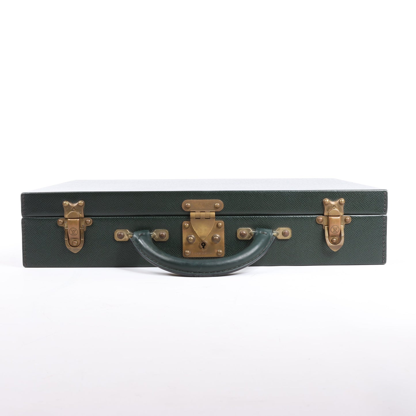 Louis Vuitton Taiga Diplomat Travel Bag in Green M30014