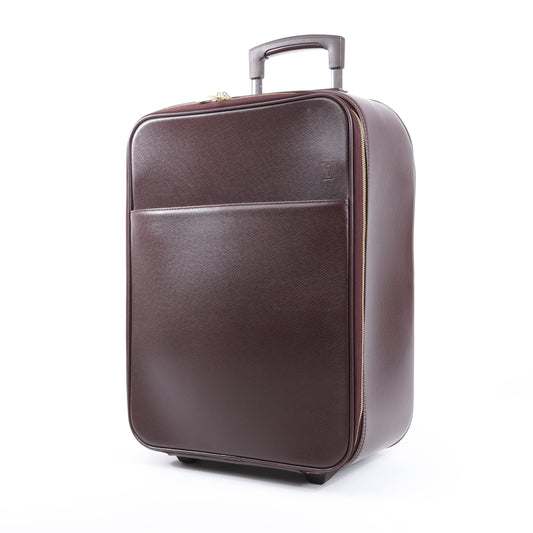 Louis Vuitton Taiga Leather Pegase 45 Travel Bag in Brown M23314