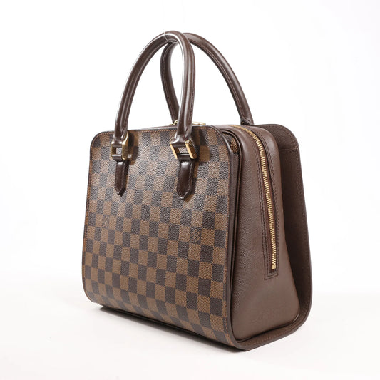 Louis Vuitton Triana Damier Ebene Handbag in Brown N51155