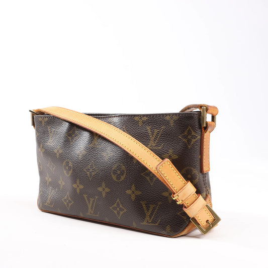 Louis Vuitton Monogram Canvas Trotteur Shoulder Bag in Brown M51240