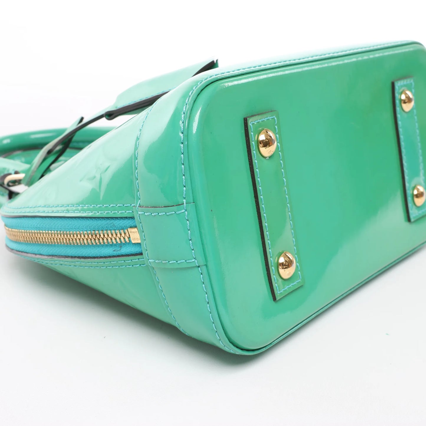 Louis Vuitton Monogram Vernis Alma BB Handbag in Green M90302