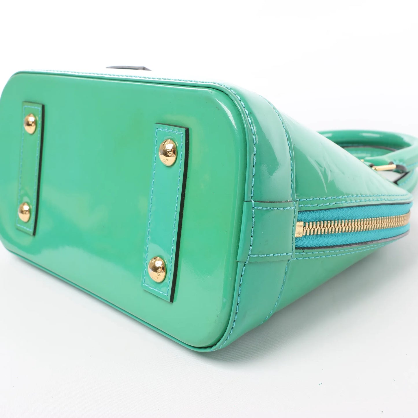 Louis Vuitton Monogram Vernis Alma BB Handbag in Green M90302
