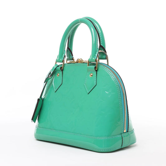 Louis Vuitton Monogram Vernis Alma BB Handbag in Green M90302