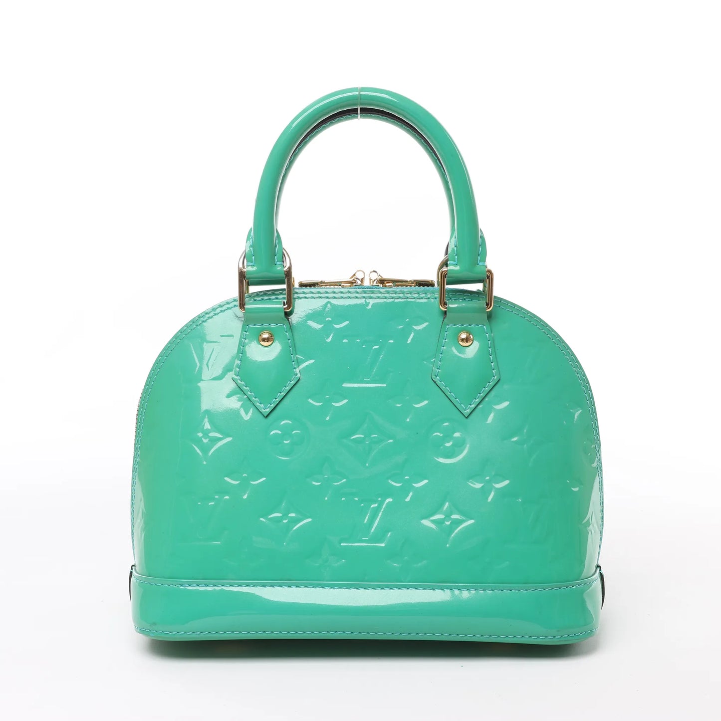 Louis Vuitton Monogram Vernis Alma BB Handbag in Green M90302