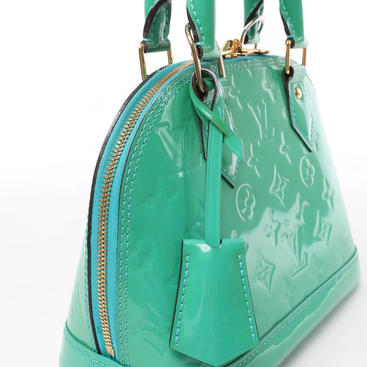 Louis Vuitton Monogram Vernis Alma BB Handbag in Green M90302