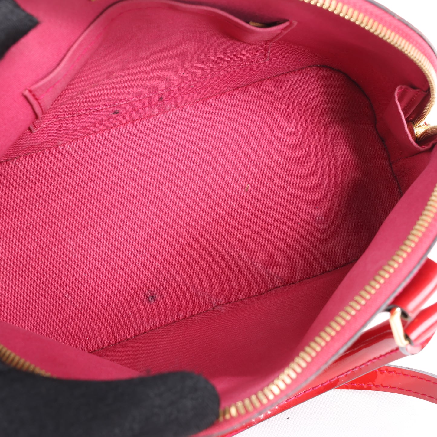 Sac à main Louis Vuitton Monogram Vernis Alma BB en rouge M91606