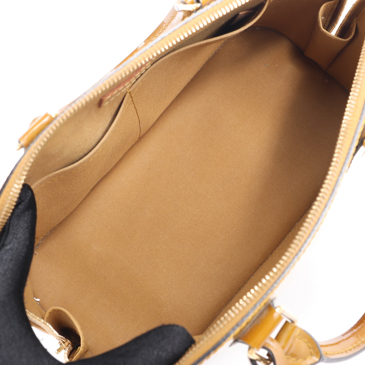 Louis Vuitton Vernis Alma Sac à main en olive M91582