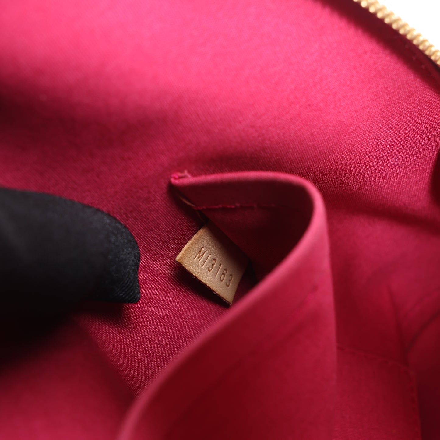 Sac à main LOUIS VUITTON Vernis Alma PM en rouge M91770