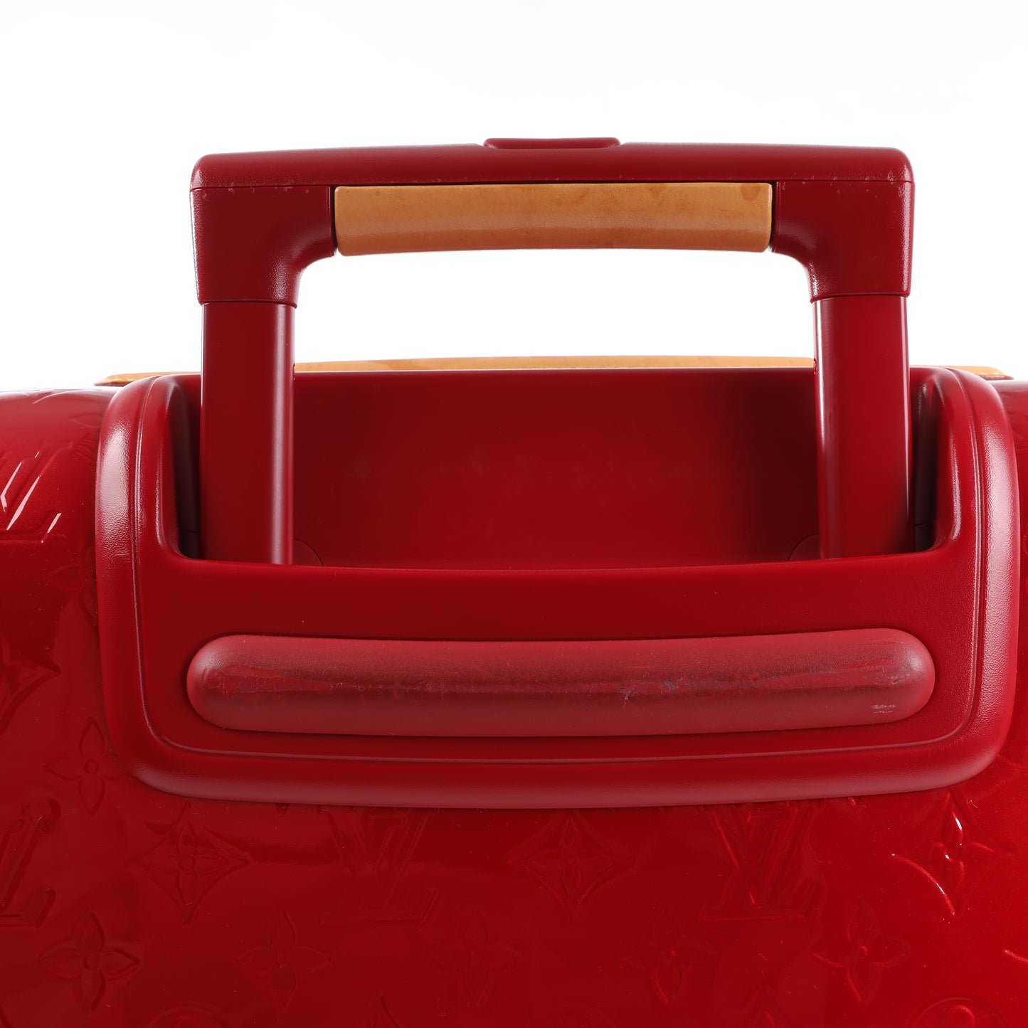 Louis Vuitton Vernis Suitcase Pegase 45 Travel Bag in Red M91278
