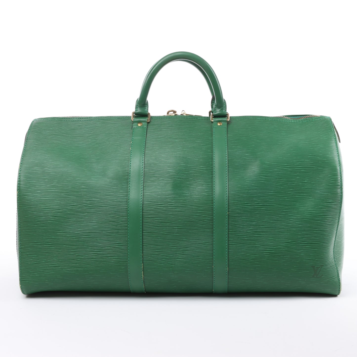 Louis Vuitton Epi Leather Keepall 50 Travel Bag in Green M42964
