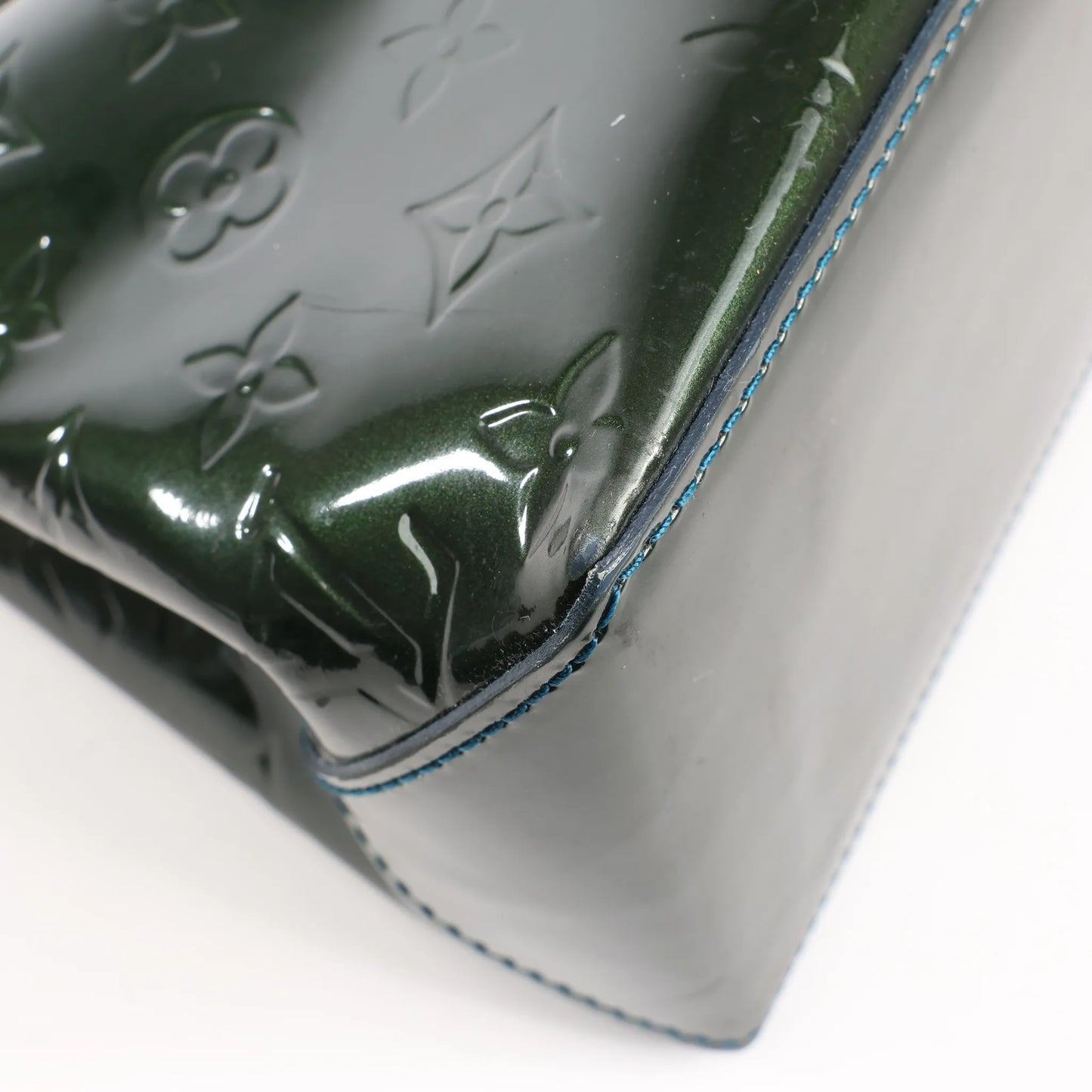 Louis Vuitton Monogram Vernis Wilshire PM Handbag in Green M93684