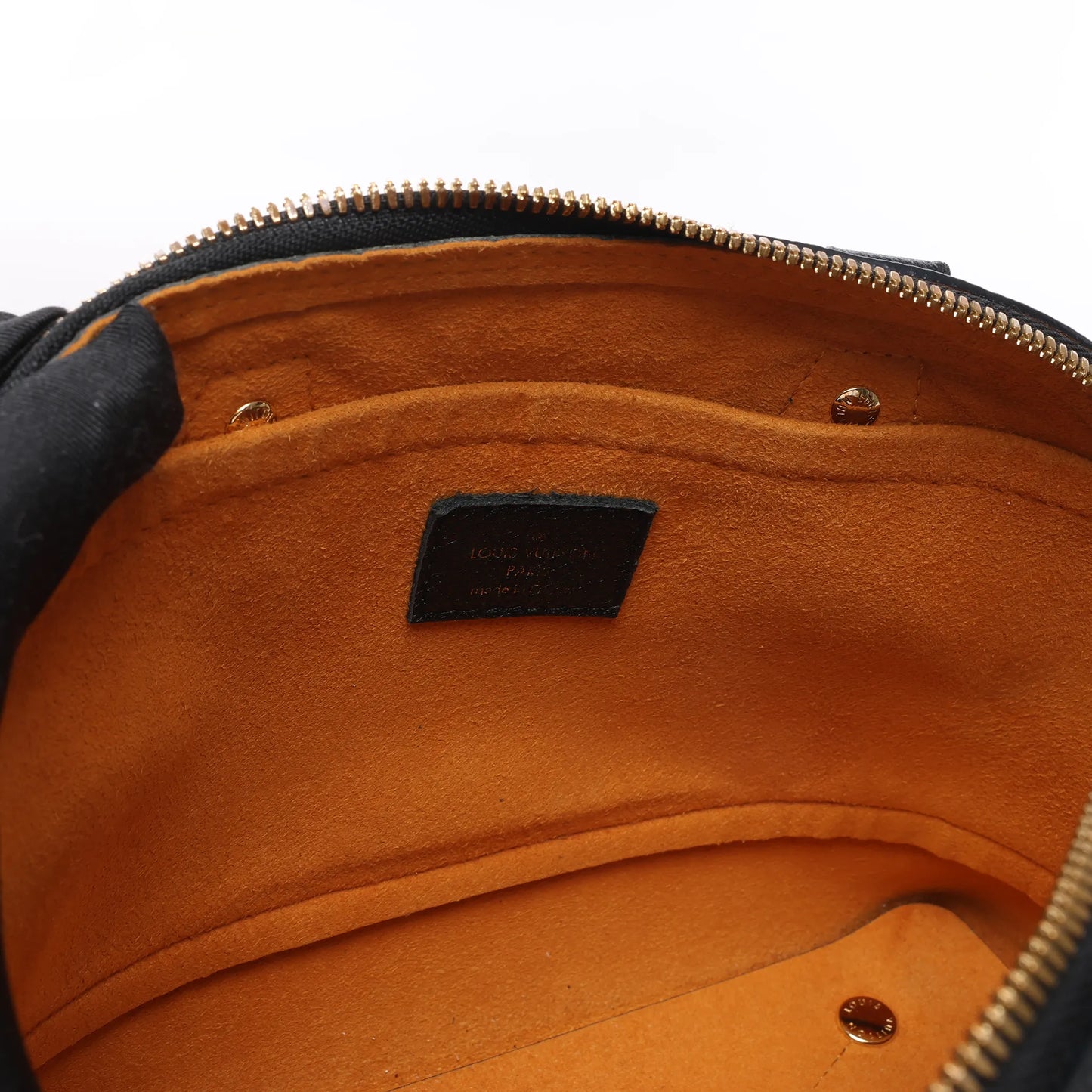 Louis Vuitton Monogram Empreinte Alma BB 2Way Handbag in Black M44829