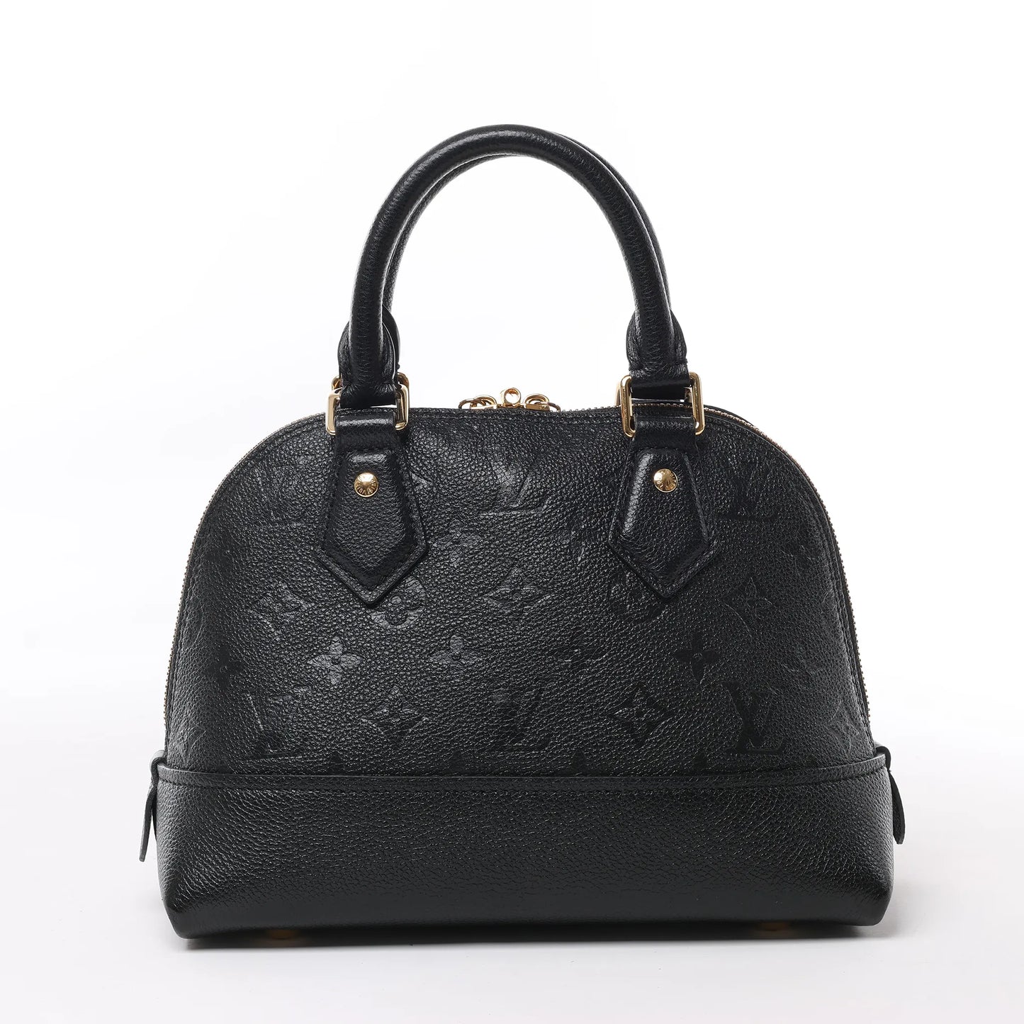 Louis Vuitton Monogram Empreinte Alma BB 2Way Handbag in Black M44829