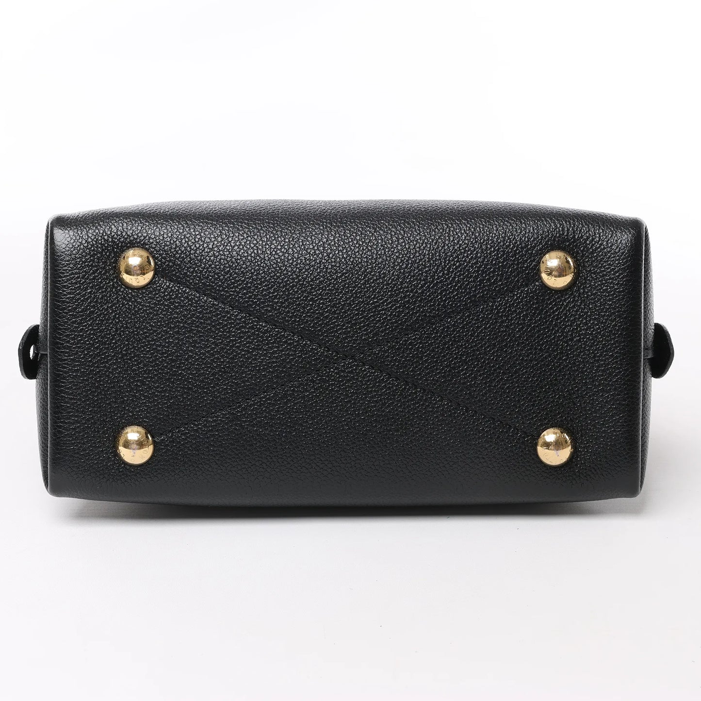 Louis Vuitton Monogram Empreinte Alma BB 2Way Handbag in Black M44829