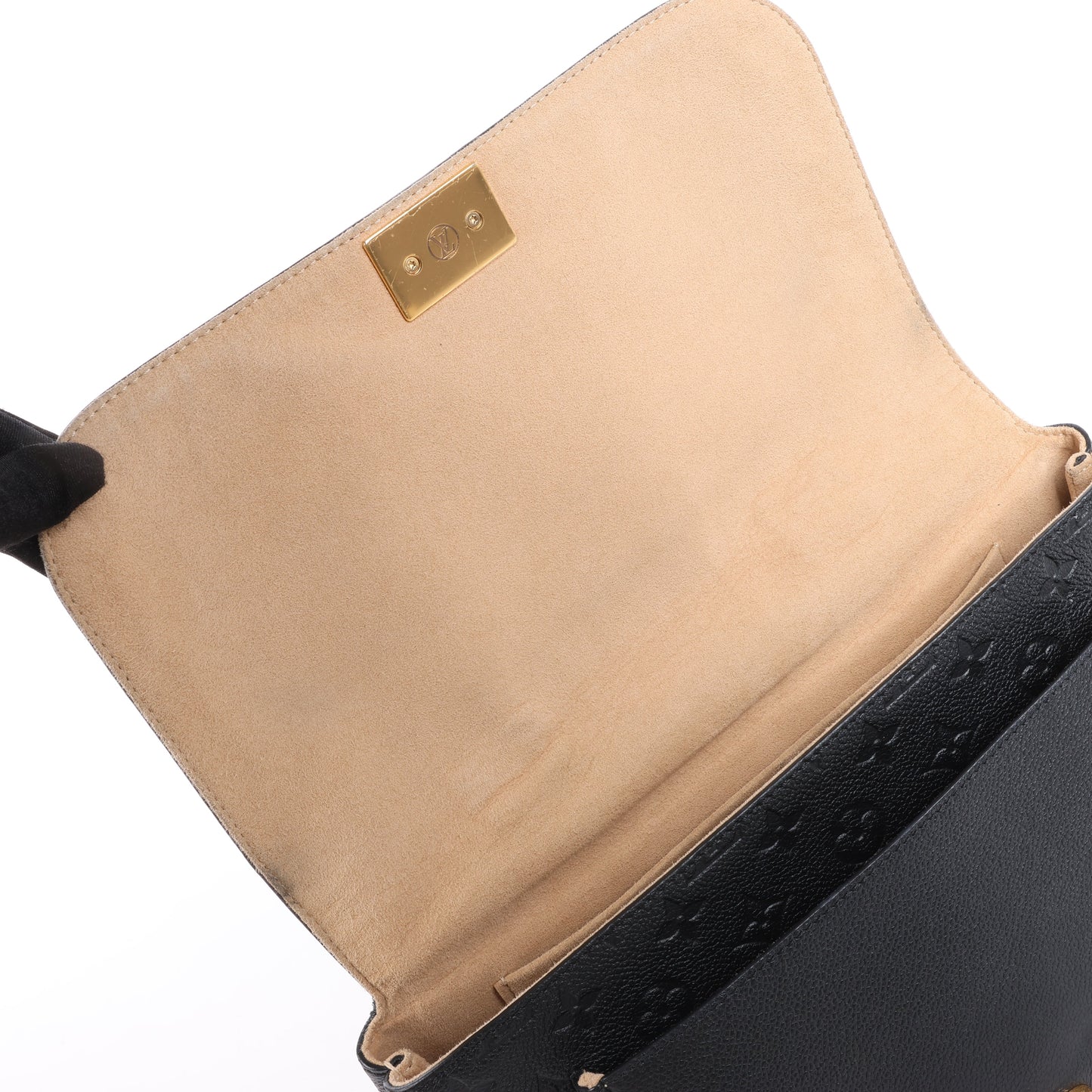 Louis Vuitton Monogram Empreinte Marignan 2Way Handtasche in Schwarz M44544