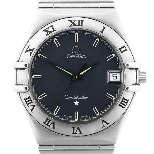 Omega Constellation 1512.40 58341032 SS SS QZ Watch with Gray Dial