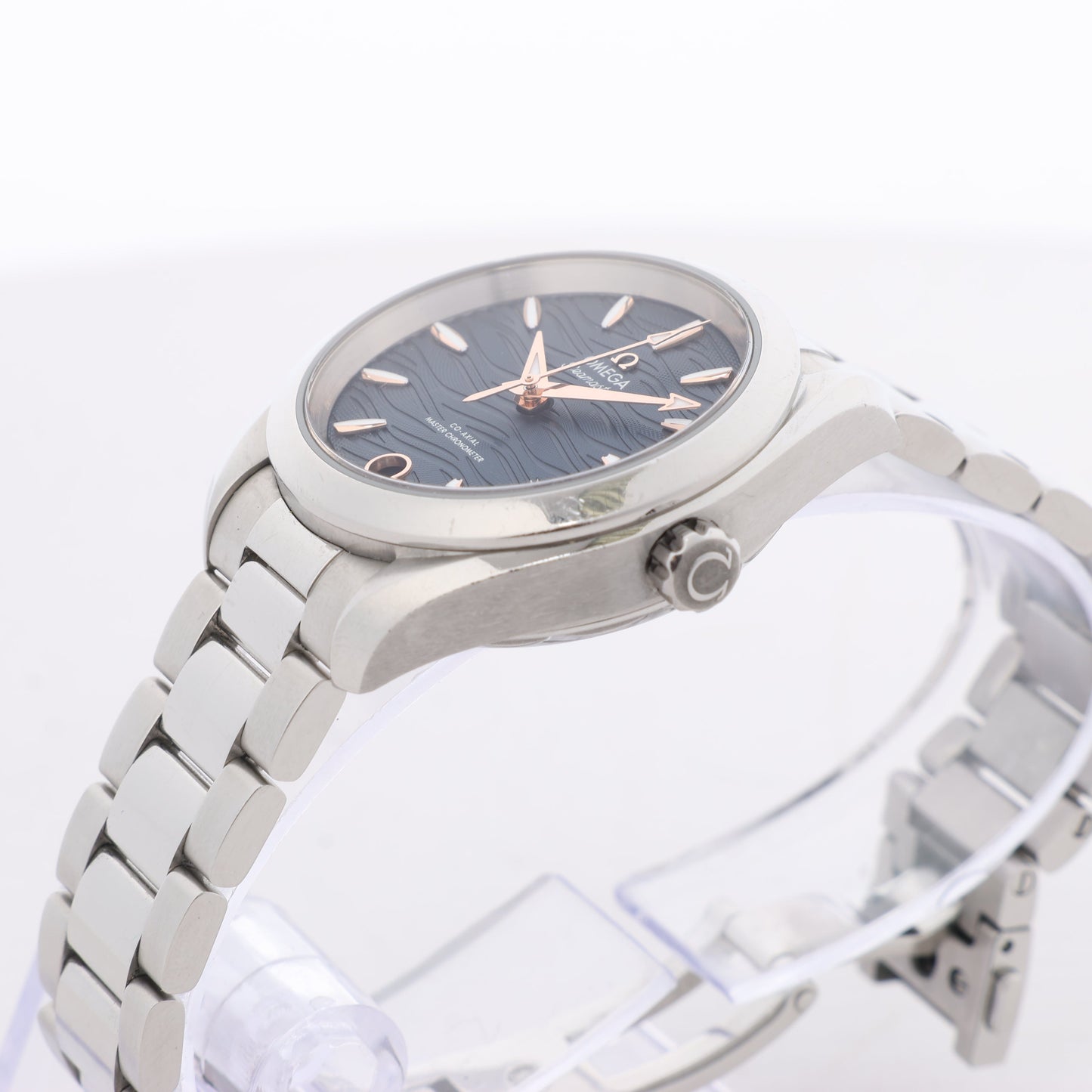 Omega Seamaster Aqua Terra Chronometer 220.10.34.20.03 SS AT Navy Blue Dial Watch