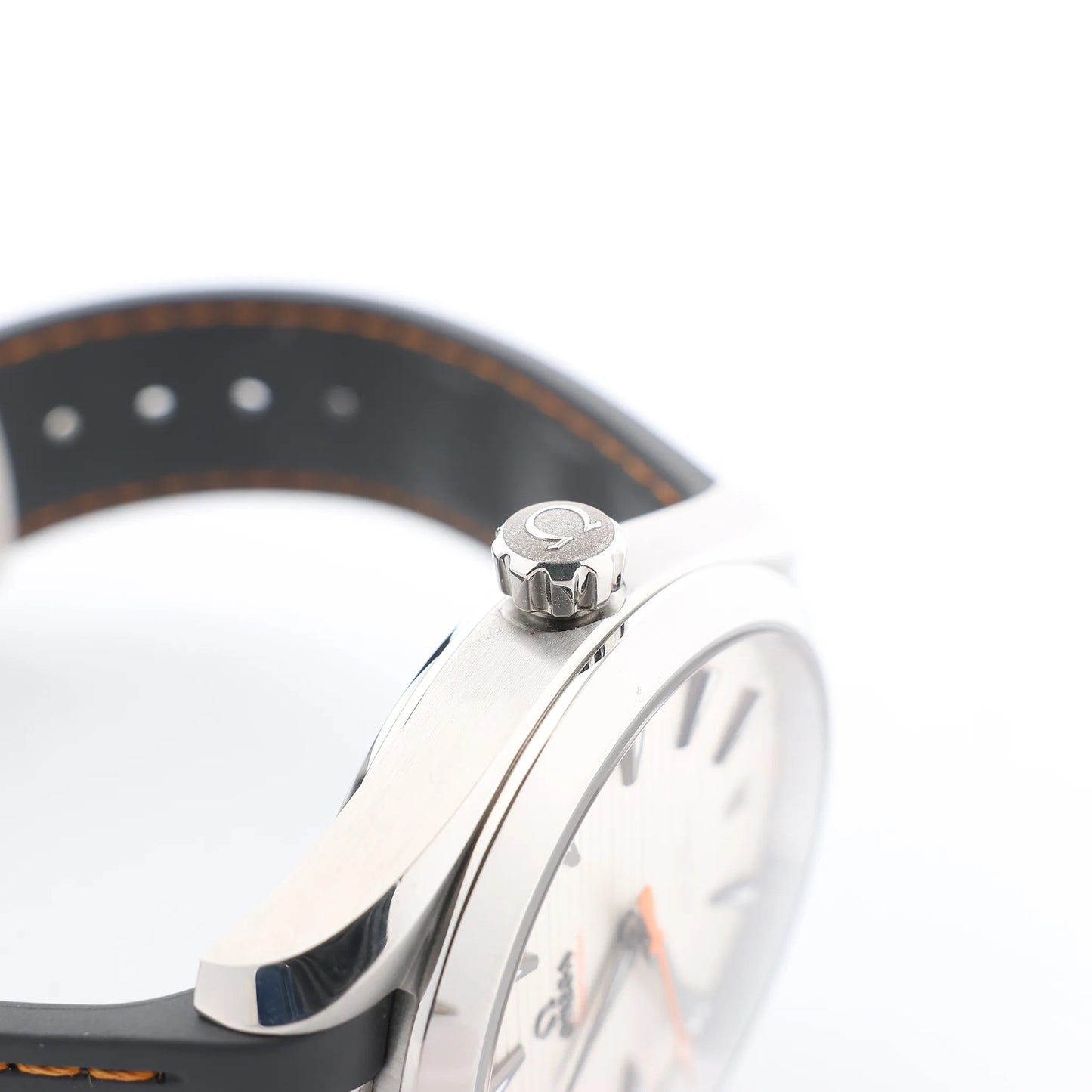 Omega Seamaster Aqua Terra Co-Axial 220.12.41.21.02.002 SS & Rubber AT Silver Dial Watch