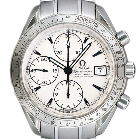 Omega Speedmaster 3211.32 84553426 SS SS AT Silbernes Zifferblatt