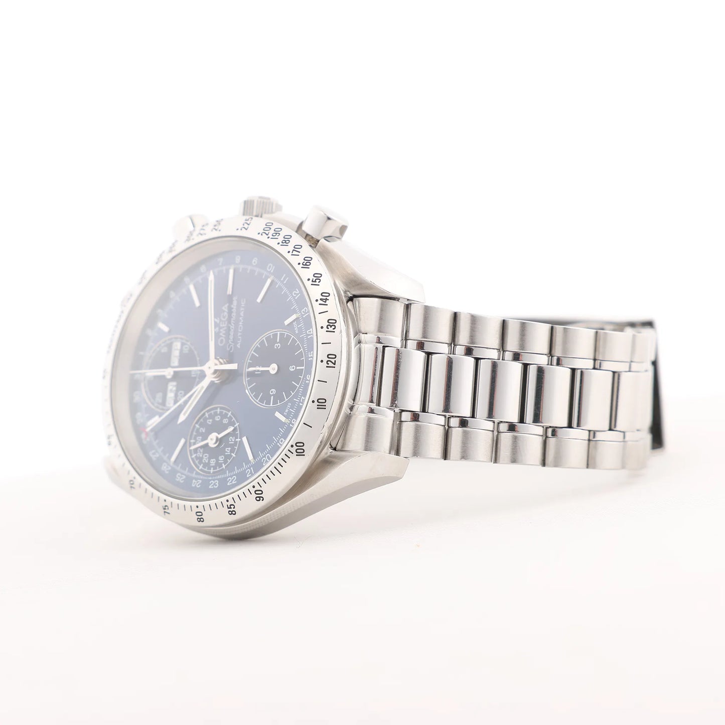 Omega Speedmaster 3521.80 55925519 SS SS AT Navy Blue Dial Watch