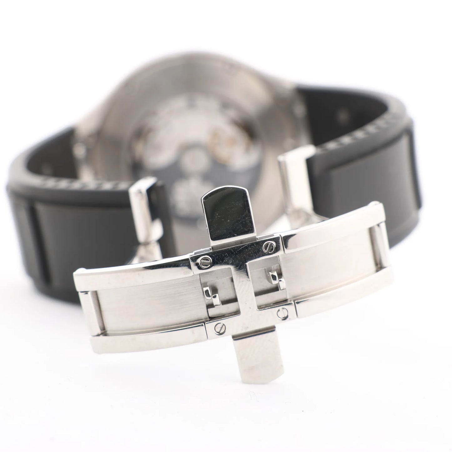 Piaget Polo FortyFive 1032140 SS×TI SS & Rubber AT Watch with Skeleton dial G0A35010