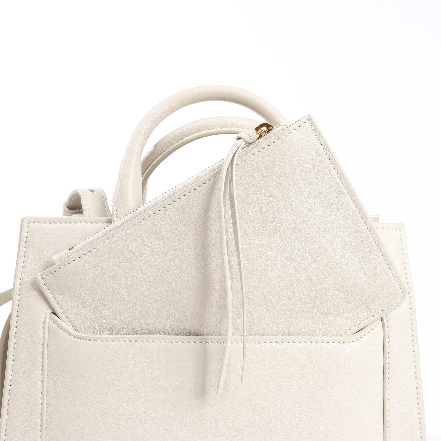 Saint Laurent Paris Eastside Leather Handbag in Ecru 554116