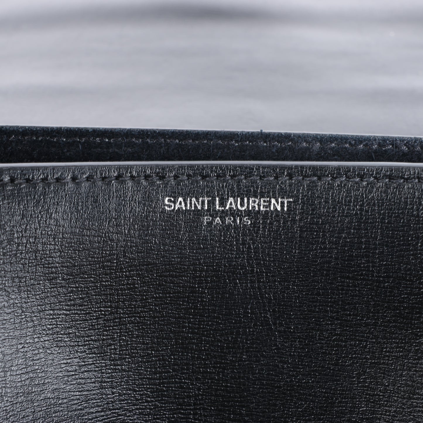 Saint Laurent Paris Medium Sunset Leather Chain Shoulder Bag in Black 498779