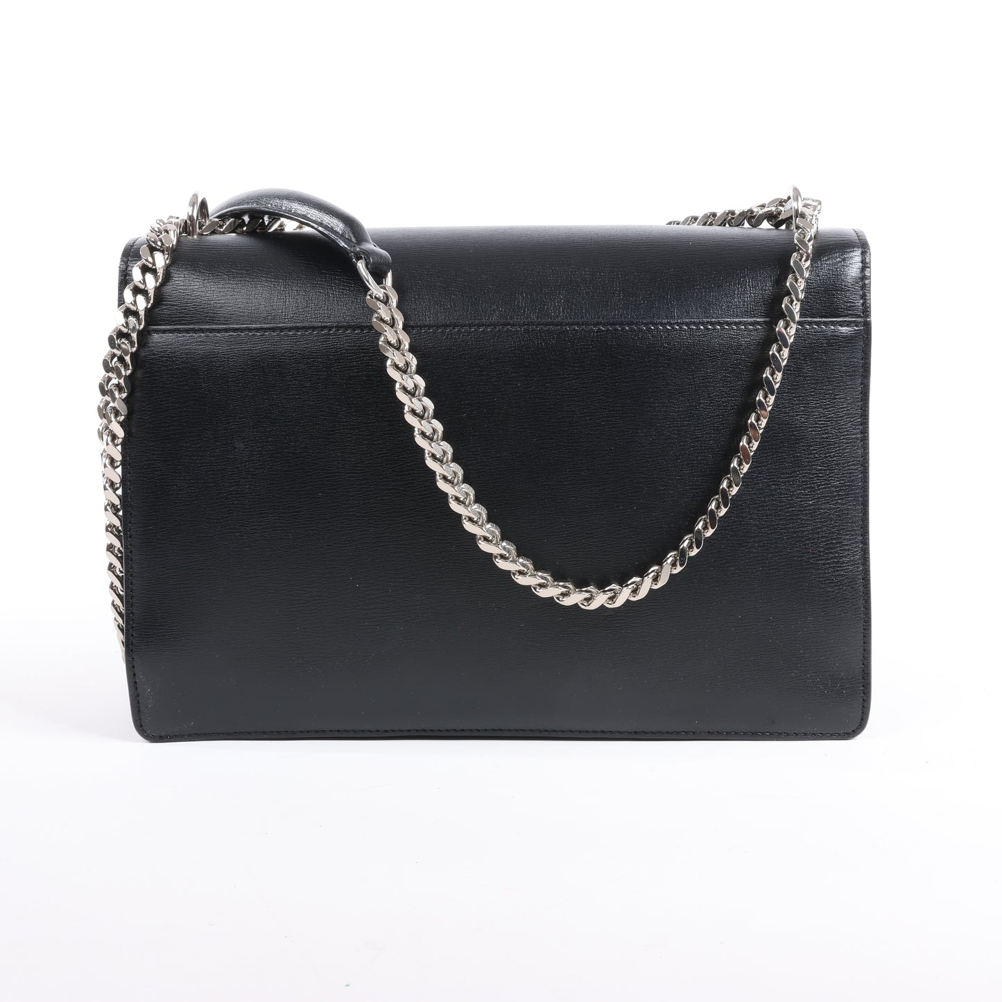 Saint Laurent Paris Medium Sunset Leather Chain Shoulder Bag in Black 498779