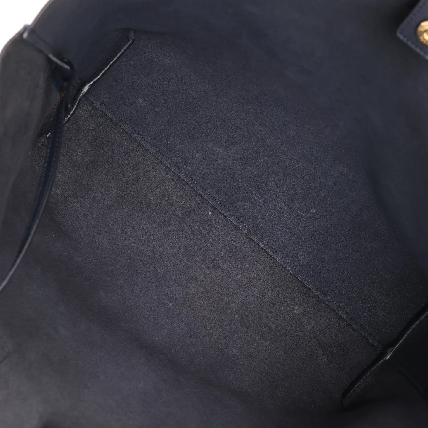 Saint Laurent Paris Shopping Leather Shoulder Bag in Navy Blue 394195