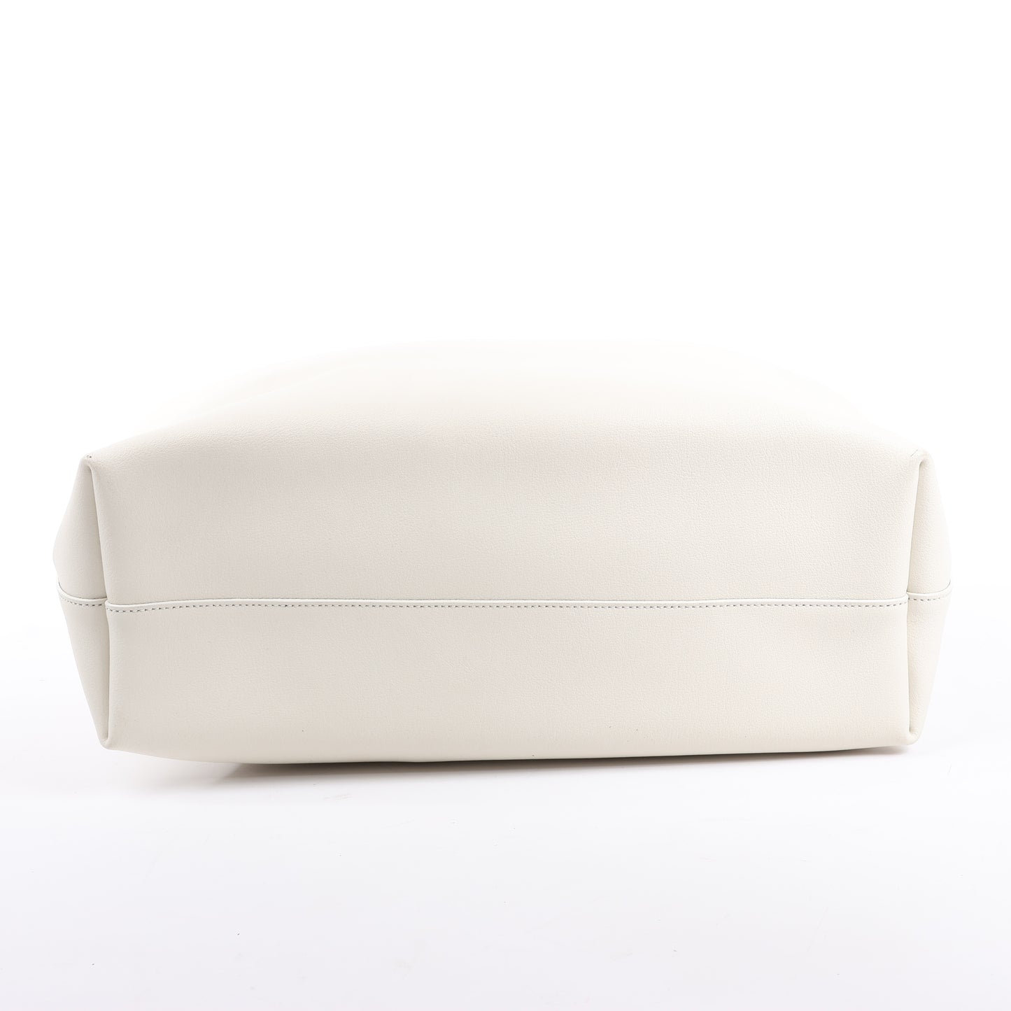 Saint Laurent Paris Sac Shopping Leather Shoulder bag in Ecru 394195