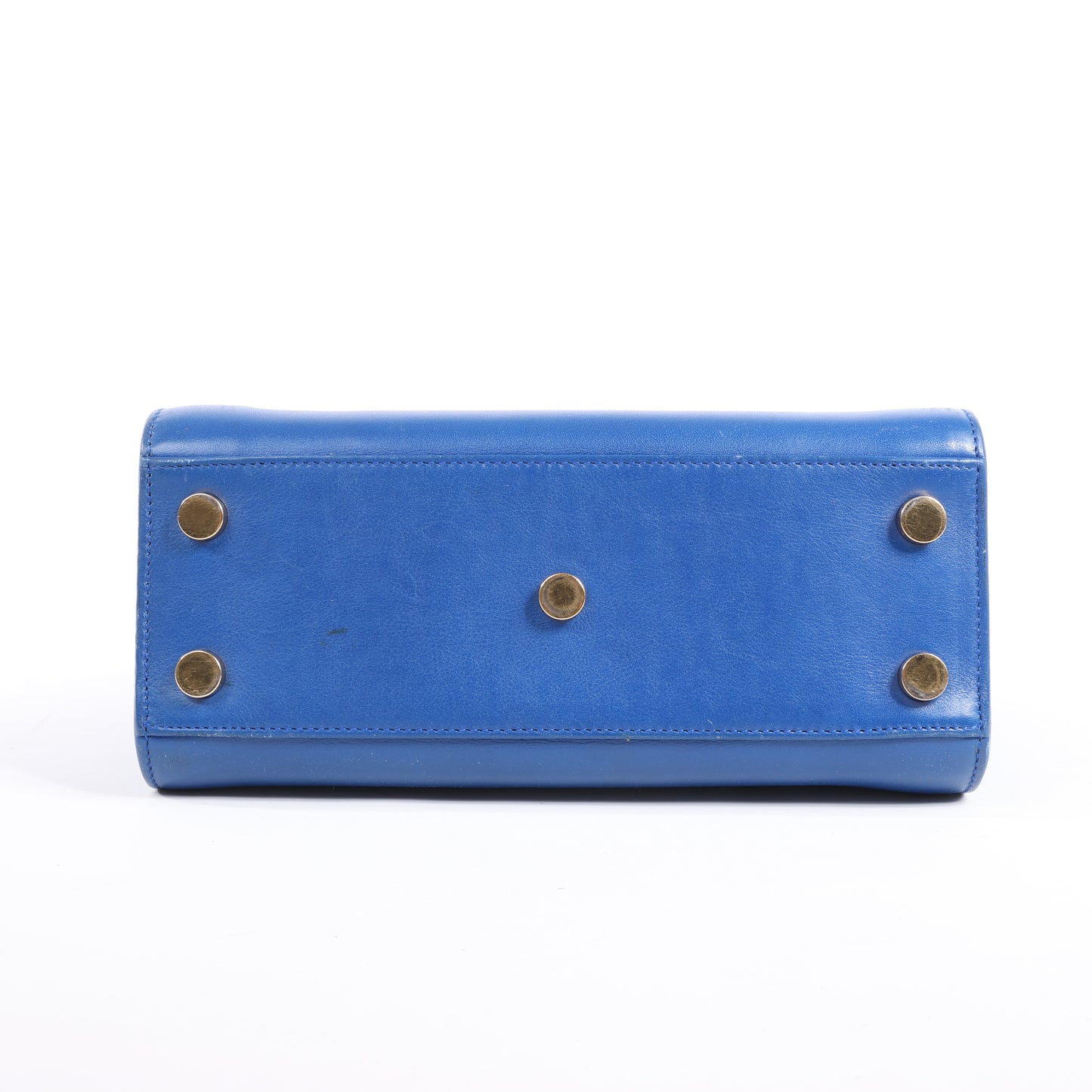 Saint Laurent Paris Sac de Jour Leather 2Way Handbag in Blue 340778