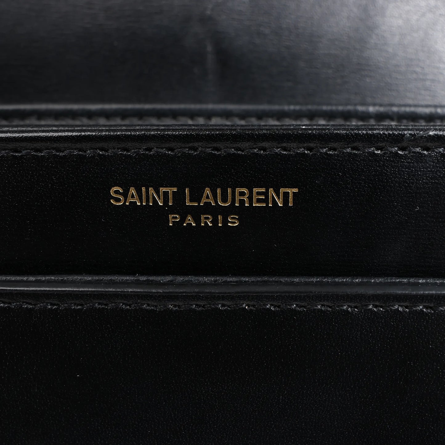 Saint Laurent Paris Solferino Leather Shoulder bag in Black 634305