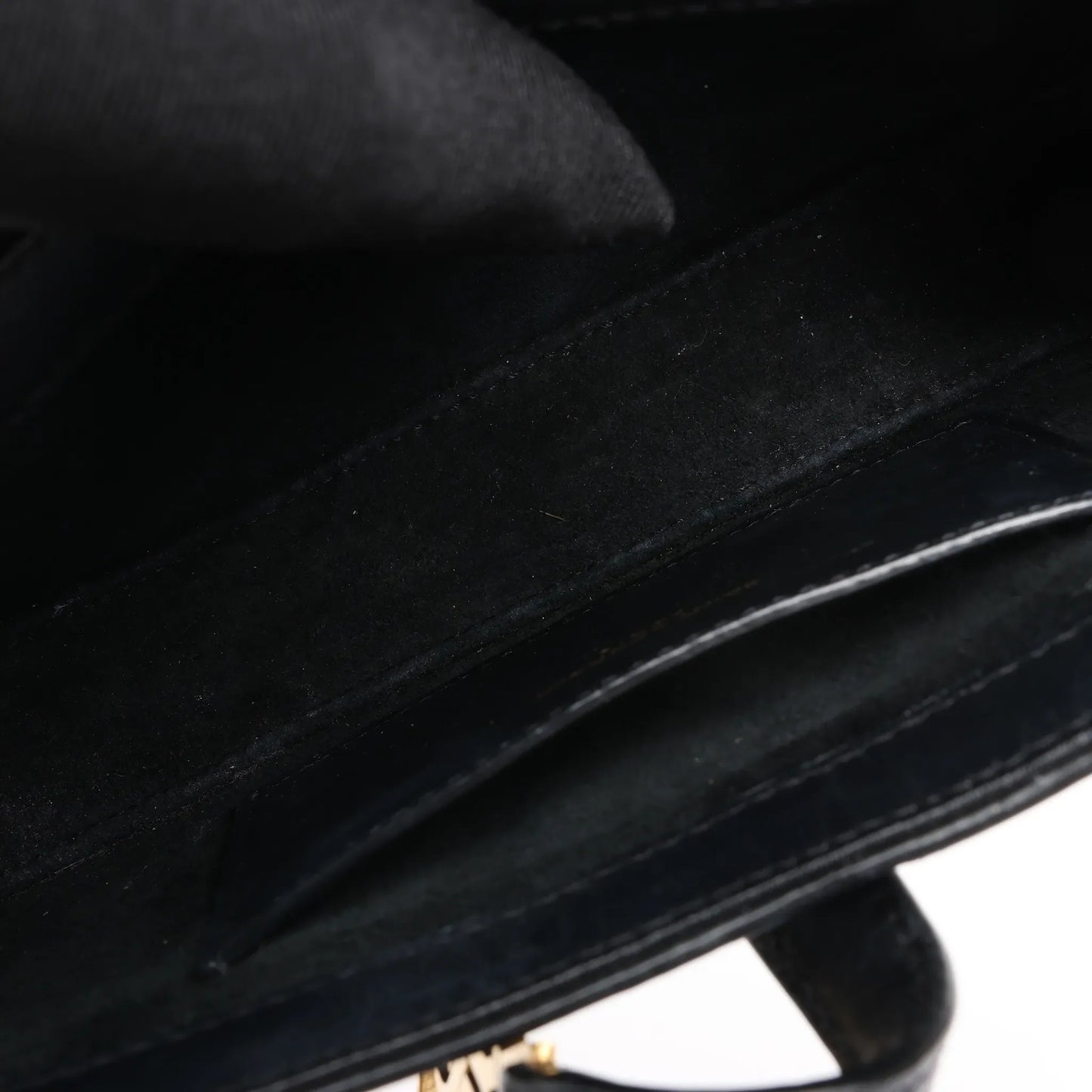 Saint Laurent Paris Le 5 à 7 Mini Hobo Leather Handbag in Black 710318