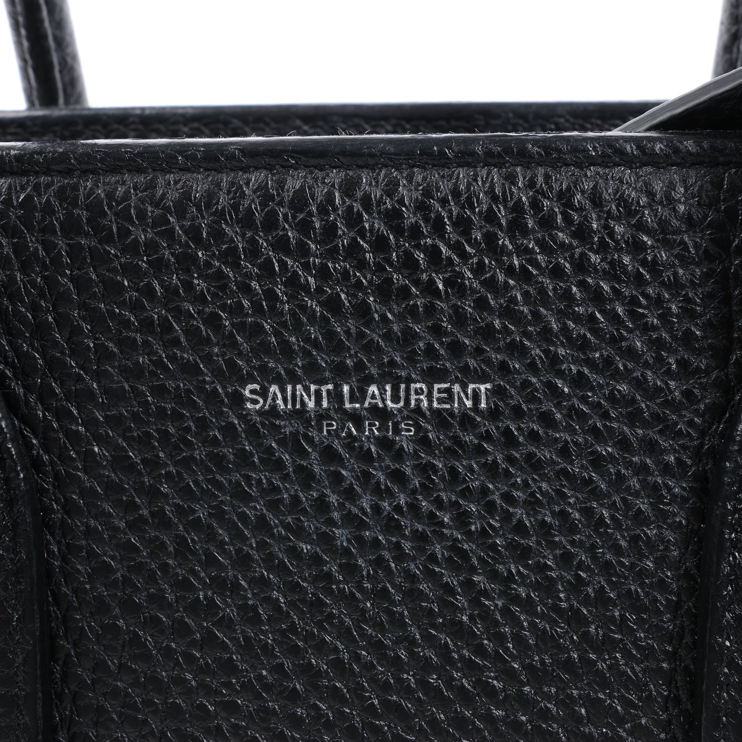 Saint Laurent Paris Sac de Jour Sac à main en cuir Noir 377183