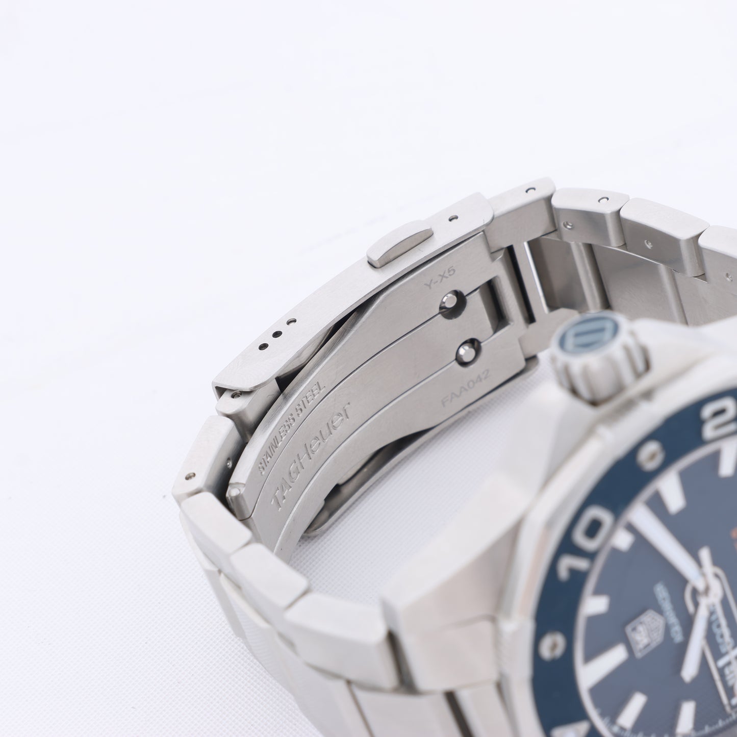 TAG Heuer Aqua Racer Caliber 5 WAJ2112 RPN2528 SS AT Blue-Face Watch
