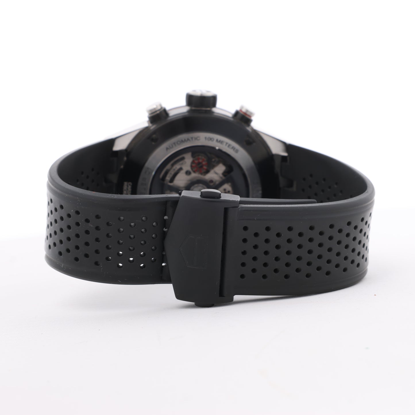 Carrera CALIBRE HEUER 01 CAR2A1Z.FT6044 WBD6279 SS SS & Rubber AT Skeleton dial Watch