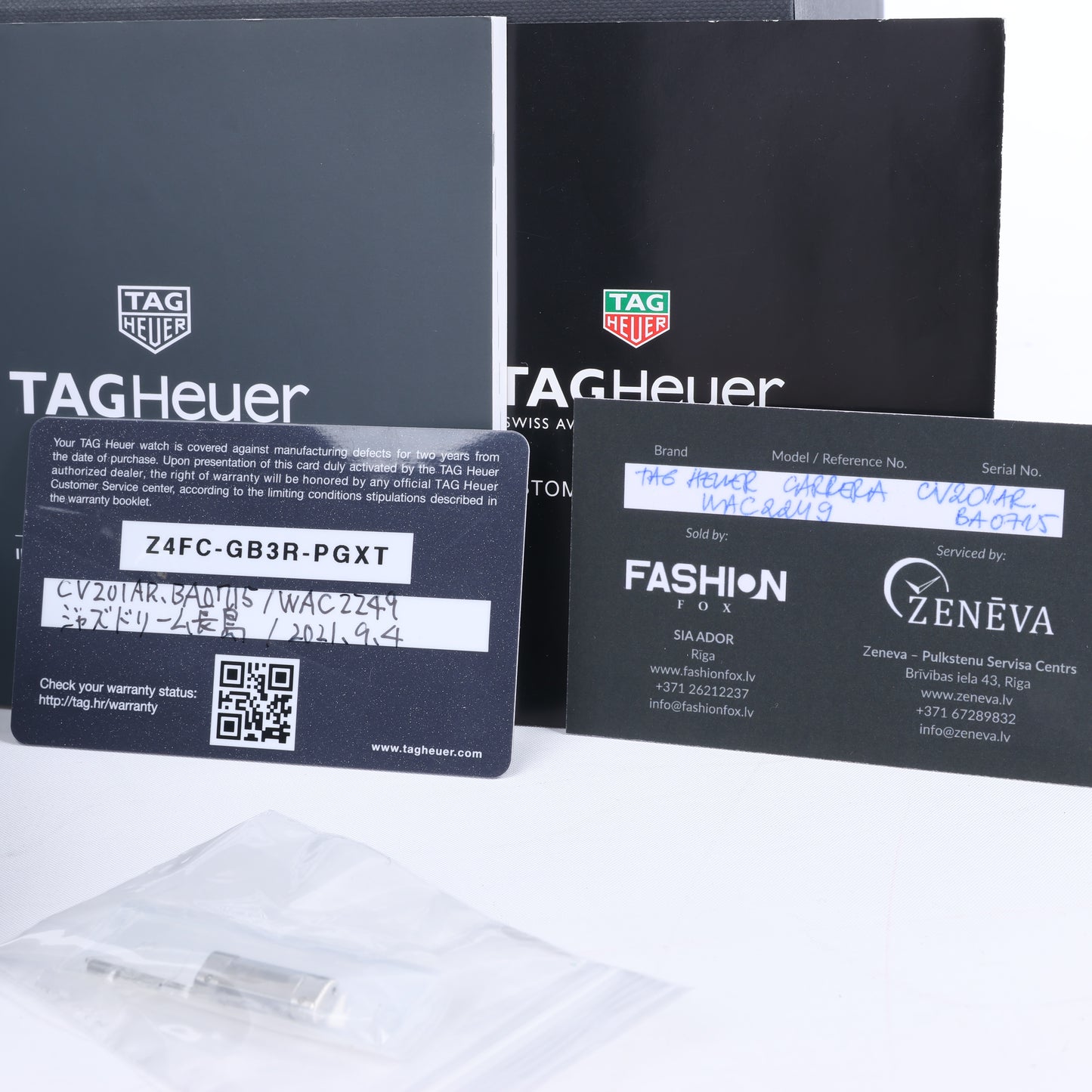 TAG Heuer Carrera CV201AR.BA0715 WAC2249 SS AT Blue-Face Watch