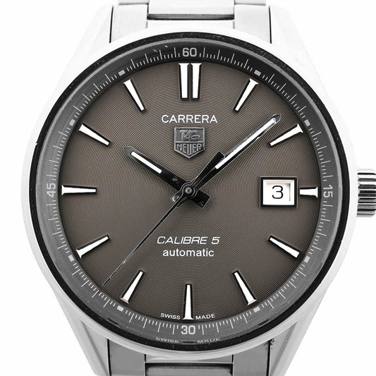 TAG Heuer Carrera WAR211C.BA0782 WEX0802 SS AT Watch with Gray Dial